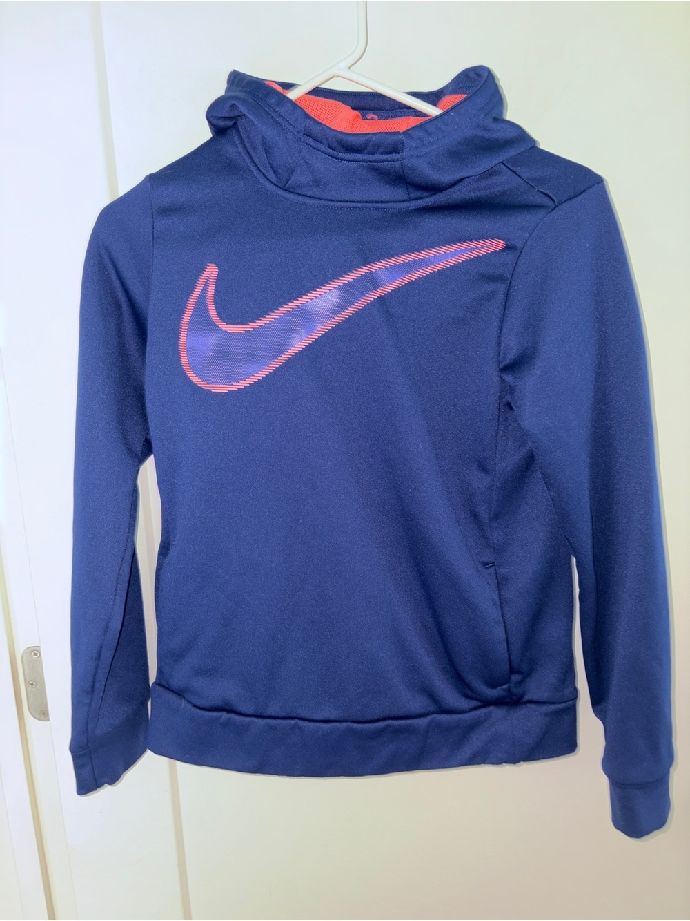 NWOT Nike Dri-Fit funnel neck hoodie girl's sz L